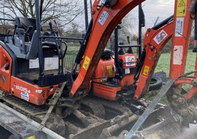 self drive digger for rent